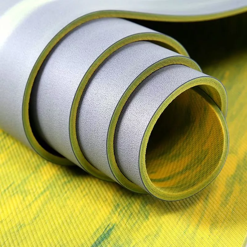 Colorful PU rubber yoga mat2